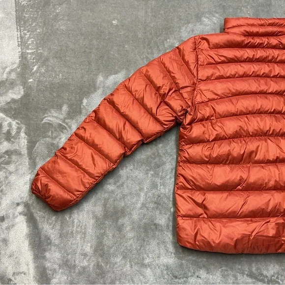 REI co-op 650 Down Puffer Jacket Womens Large redrock outdoor hiking lightweight - Picture 10 of 14